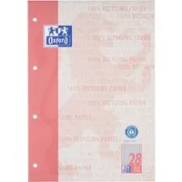 OXFORD OXFORD Recycling-Schulblock A4, kopfgeleimt, 50 Blatt, Lineatur 28 – Produktbild 1 von 1