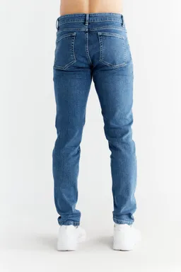 Evermind Evermind Herren vegan Jeans Slim Fit Saphirblau – Produktbild 1 von 1