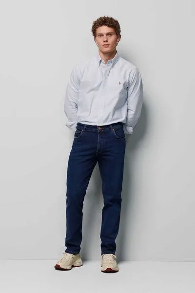 M 5 BY MEYER M 5 BY MEYER Super Stretch Performance Denim, Blau (stone blue), – Produktbild 1 von 5