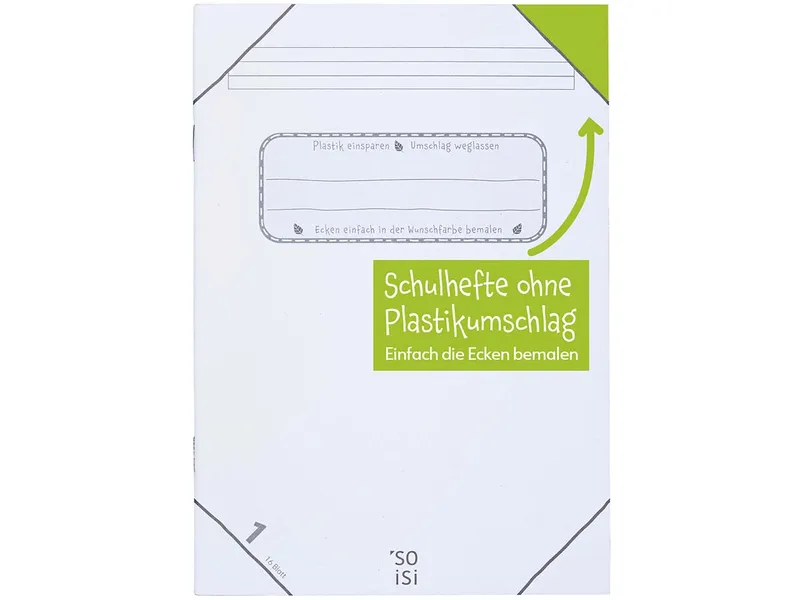 Soisi Soisi Recycling-Schulheft DIN A5 Nr. 1 liniert für Klasse 1 – Produktbild 1 von 1