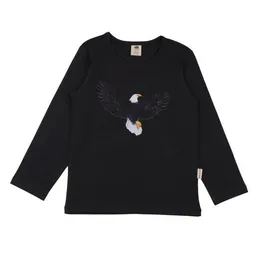 Walkiddy Jungen Langarmshirt Anthrazit aus Baumwolle mit Elasthan – elastisches Walkiddy Shirt für Schule, Freizeit & Alltag, ideal für empfindliche Kinderhaut und als Unterziehshirt im Winter – Produktbild 1 von 1
