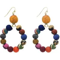 Worldfinds Worldfinds Kantha Petite Dangling Hoops – Produktbild 1 von 1