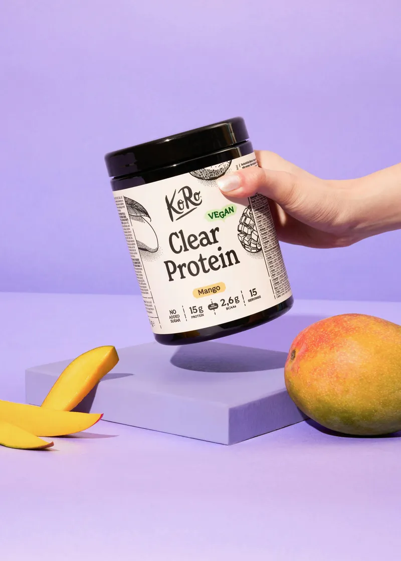 KoRo Vegan Clear Protein Mango 300 g – Produktbild 3 von 5