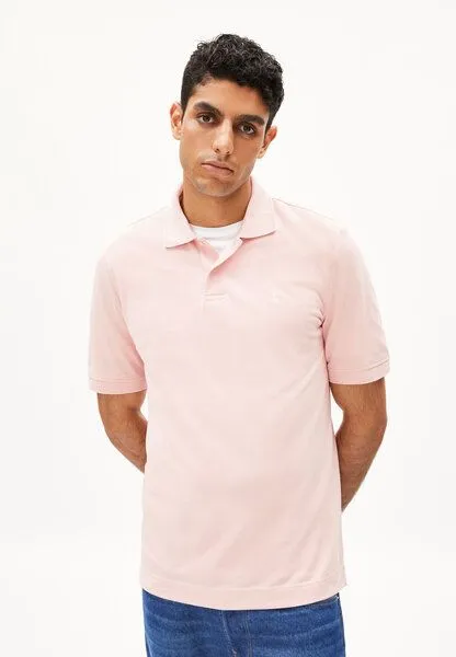 ARMEDANGELS ARMEDANGELS MAARIO Herren Polo T-Shirt aus Bio-Baumwolle, Rosalilly, – Produktbild 1 von 4