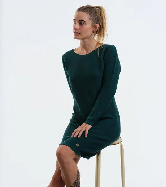 Gary Mash GARY MASH Strickkleid Lake Alma aus Biobaumwolle, Grün, – Produktbild 2 von 4
