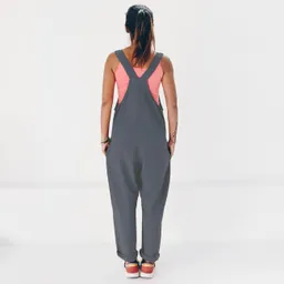 The Driftwood Tales The Driftwood Tales Damen vegan Jumpsuit Holzkohle Blau – Produktbild 1 von 1