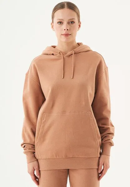 ORGANICATION ORGANICATION ESSENTIALS-HALKI-Unisex Soft Touch Hoodie aus Bio-Baumwolle, Light brown, – Produktbild 1 von 4