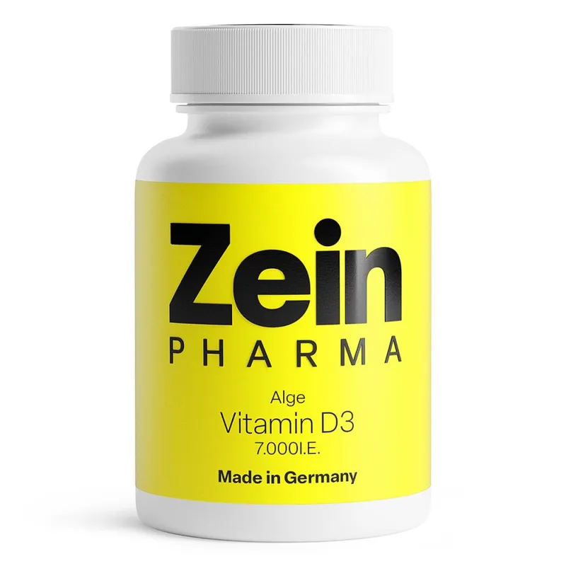 Zein Pharma Vitamin D3 aus Alge (vegan) Kapseln 7.000 I.E. – Produktbild 1 von 1