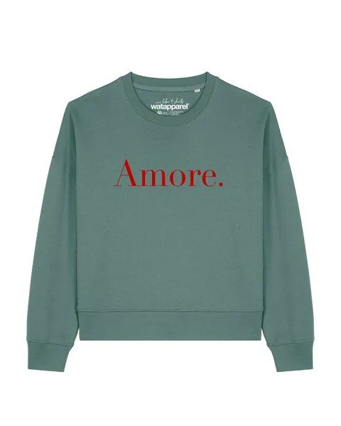 watapparel watapparel Sweatshirt Frauen Amore, Green bay, – Produktbild 1 von 2