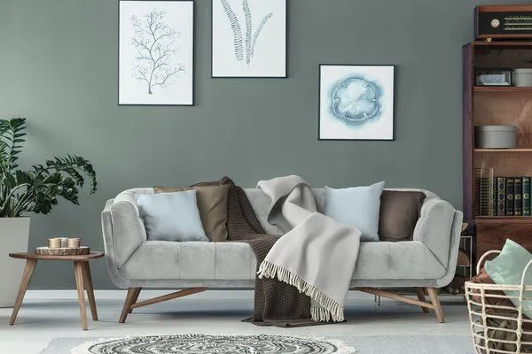 Nature by Adam Nature by Adam Kuscheldecke aus 100% Bio-Baumwolle - Made in Germany - Stripes, Hellgrau, – Produktbild 4 von 4