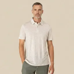 YTWOO YTWOO Leichtes Herren Leinen Poloshirt – Produktbild 1 von 1