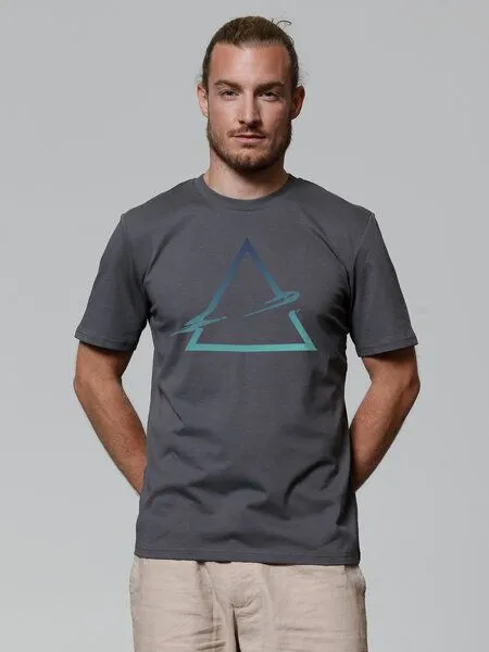 watapparel watapparel T-Shirt Unisex Triangle, Anthracite, – Produktbild 2 von 3