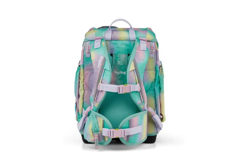 Ergobag Ergobag Schulranzen Schulranzen-Set CUBO ZauBärwelt 5-teilig, 25/26 (5-teilig), ergonomisch, höhenverstellbar, Your-Size-System, ab 1. Klasse, Blau, – Produktbild 4 von 5