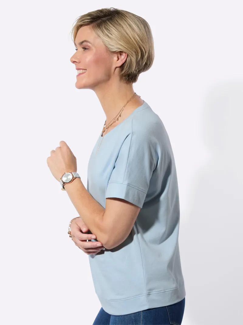 Witt Halbarmshirt, Hellblau, – Produktbild 1 von 2