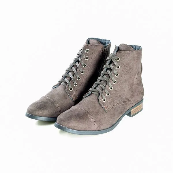 Fairticken Fairticken Gefütterte Damen Stiefel MAIRAN in Wildlederoptik, Braun, – Produktbild 4 von 4