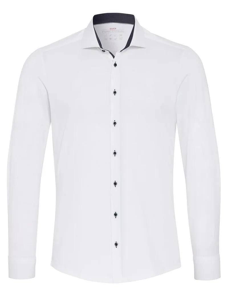 Pure Pure Shirt Weiß - Größe 42 (L), Weiß, – Produktbild 2 von 5