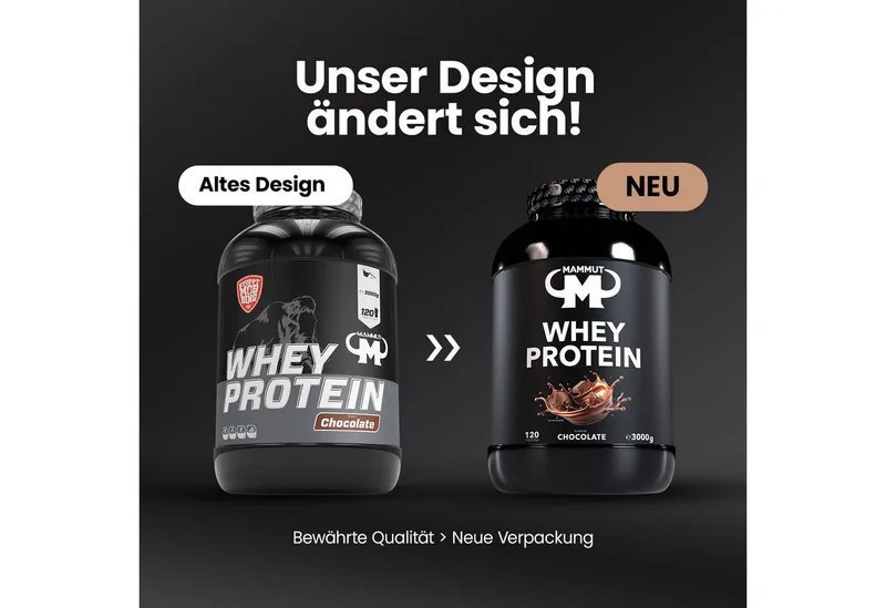 Mammut Nutrition Mammut Nutrition Whey Protein 3000 g Schokolade – Produktbild 1 von 6