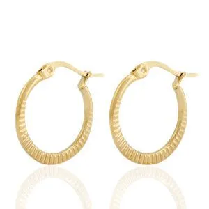 ELEKTROPULLI Creolen in 20mm von Elektropulli, Gold, – Produktbild 3 von 5