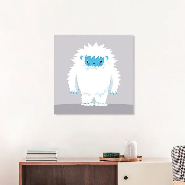 Photocircle Photocircle Poster / Leinwandbild - Yeti – Illustration fürs Kinderzimmer – Produktbild 3 von 4