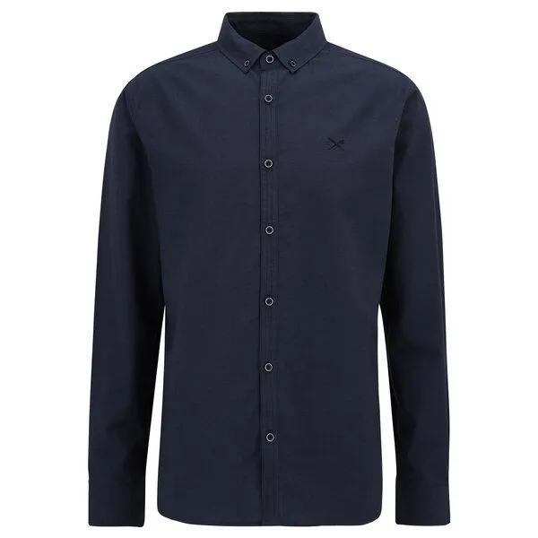 Iriedaily Iriedaily Samuel LS Shirt, Midnight (blau), – Produktbild 1 von 3