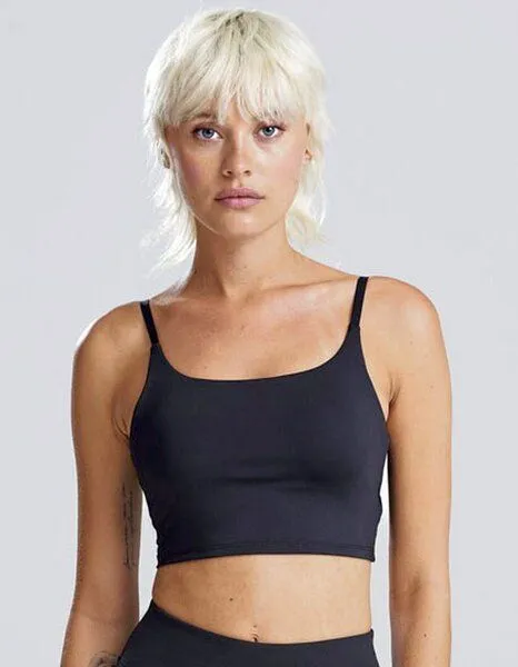 Just Cool Just Cool Recycleder Damen Sport - BH mit Spaghetti-Träger, Lila (digital lavender), – Produktbild 3 von 4