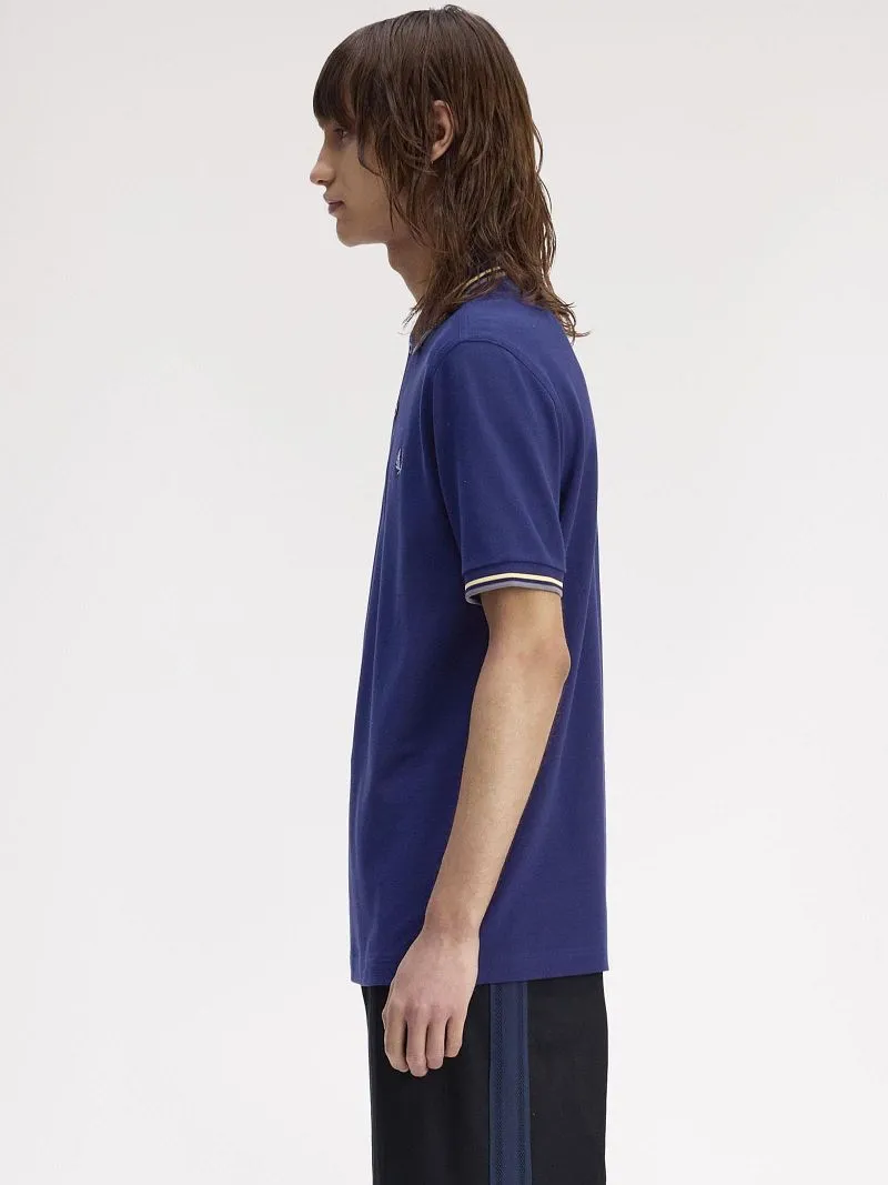 Fred Perry Fred Perry Polo Twin Tipped M3600 Dunkelblau 48A - Größe M, Dunkelblau, – Produktbild 3 von 5