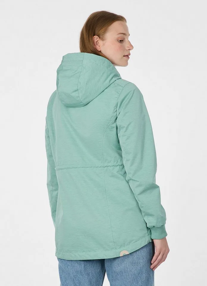 ragwear ragwear Parka DOWEY Wasserabweisend mit Taillenkordel und Pattentaschen, Grün, – Produktbild 4 von 5