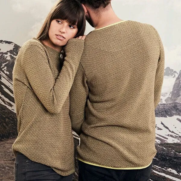 Bleed Bleed Wormseeker Pullover Braun/ Gelb – Produktbild 3 von 4