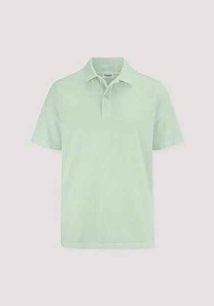 hessnatur hessnatur Polo Regular aus reiner Bio-Baumwolle, Pastellmint, – Produktbild 4 von 4