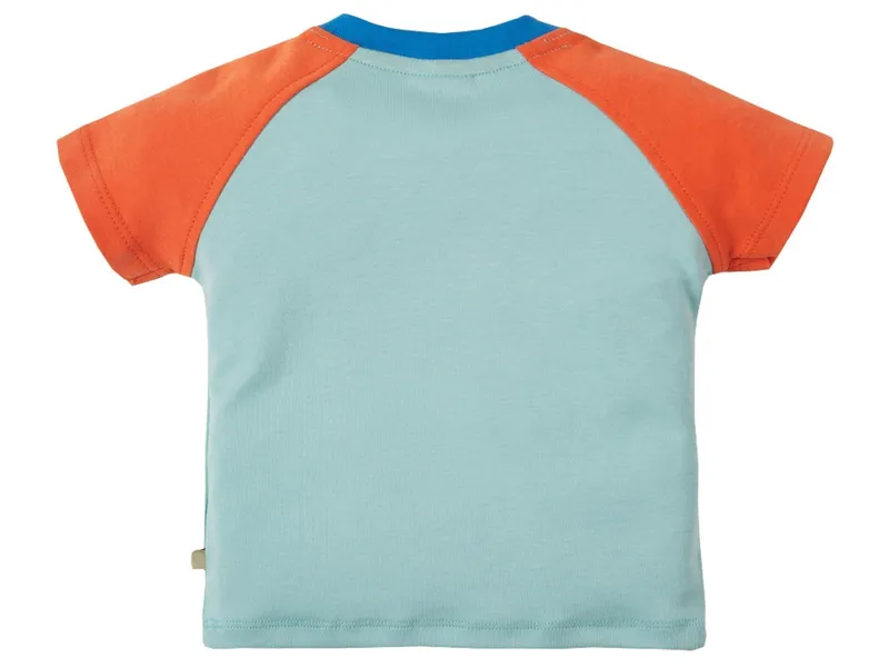 Frugi Frugi Baby und Kinder T-Shirt Fische mint Gr.2 (3-6 Monate), Mehrfarbig, – Produktbild 2 von 2