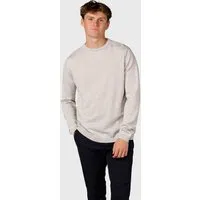 Klitmøller Collective Klitmøller Collective Merino-Strickpullover - Mens Basic Merino Wool - mulesingfrei, Grau (pastel grey), – Produktbild 1 von 1