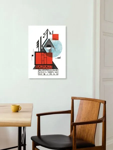 Photocircle Photocircle Poster / Leinwandbild - Bauhaus Austellung Weimar 1923 (weiß) – Produktbild 3 von 8
