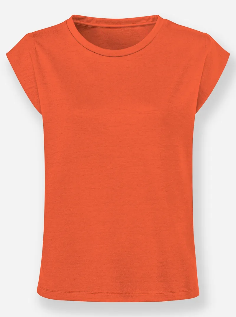 heine Rundhalsshirt orange, Orange, – Produktbild 1 von 2