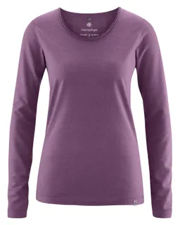 HempAge HempAge Damen vegan Langarm T-Shirt Amethyst – Produktbild 1 von 1