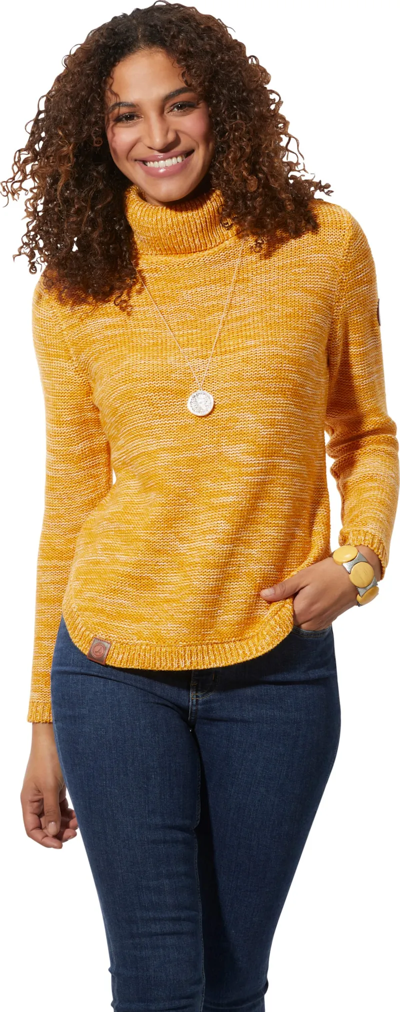 Witt Pullover ocker-meliert, Ocker-meliert, – Produktbild 2 von 2