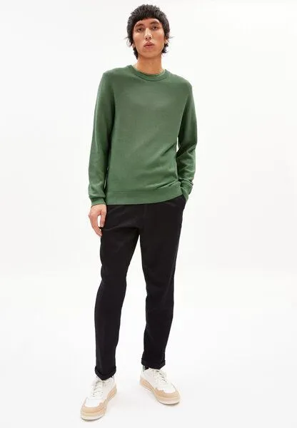 ARMEDANGELS ARMEDANGELS GRAANOS - Herren Pullover Regular Fit aus Bio-Baumwolle, Myrtales, – Produktbild 4 von 4
