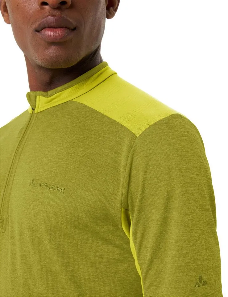 Vaude Vaude Radtrikot MEN'S TAMARO HZ SHIRT IV für Radfahren, für Erwachsene, atmungsaktiv, leicht, Light leaf, – Produktbild 4 von 5