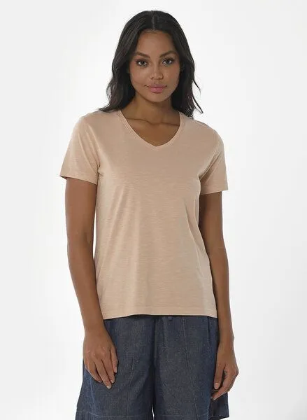 ORGANICATION ORGANICATION Naturel Dyed T-Shirt aus Bio-Baumwolle, Onion skin, – Produktbild 1 von 4