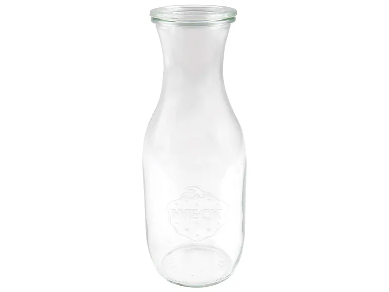 Weck Weck Saftflasche, Glasflasche mit Deckel, 1060 ml, 25 cm x Ø 6 cm – Produktbild 1 von 1
