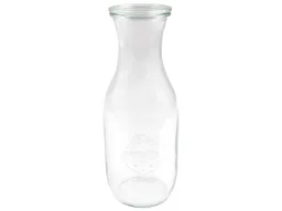Weck Weck Saftflasche, Glasflasche mit Deckel, 1060 ml, 25 cm x Ø 6 cm – Produktbild 1 von 1