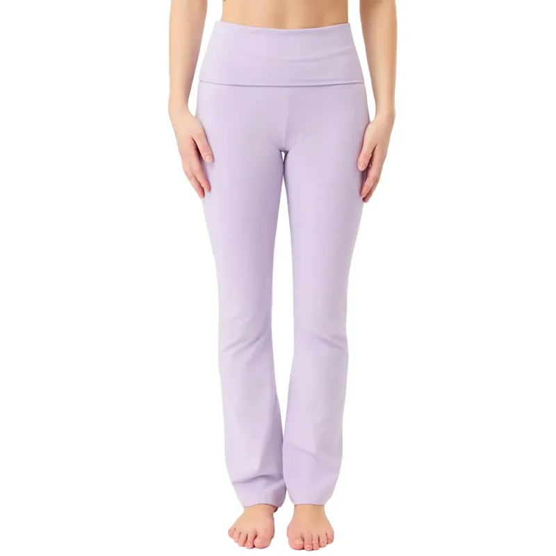 mandala Legging flare Damen Mandala Classic Rolldown, Violet, – Produktbild 1 von 1