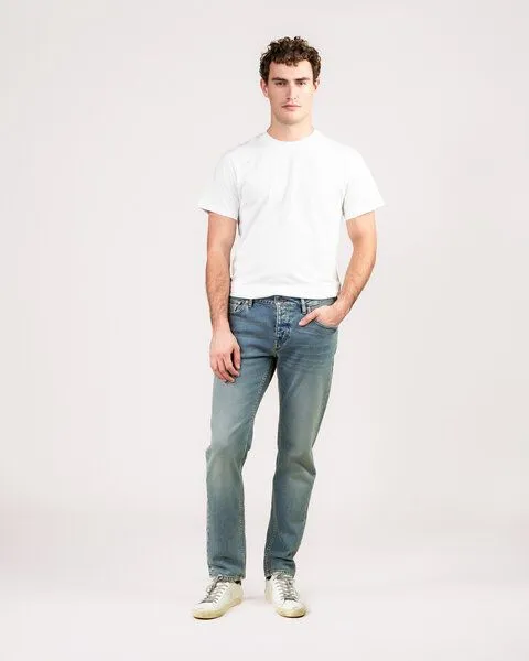 Kuyichi Kuyichi Straight Jeans NICK (Carribean Glow) – Produktbild 2 von 4