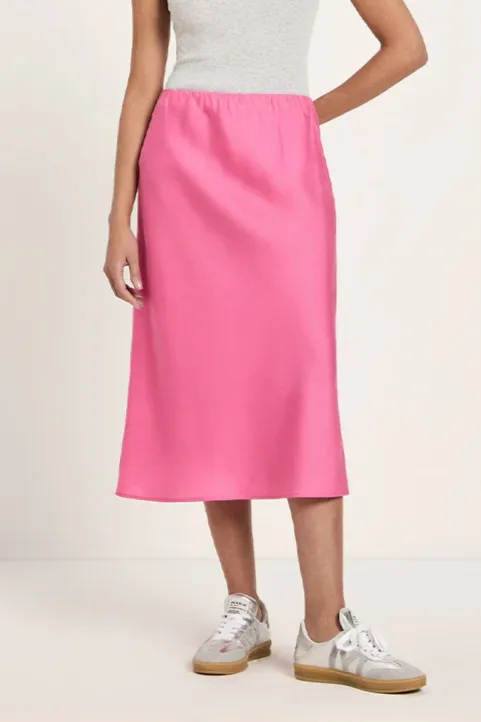 LANIUS Lanius Damen vegan Midirock Rosa, Rosa, – Produktbild 2 von 2