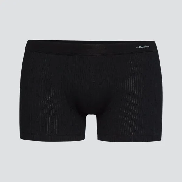 comazo|earth comazo|earth Fairtrade Trunks Single Jersey mit Nadelzug | GOTS zertifiziert, Schwarz, – Produktbild 4 von 4