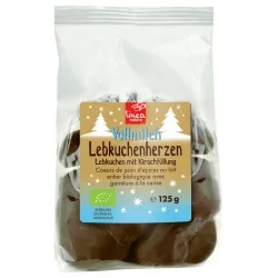 Linea Natura Linea Natura Vollmilch-Lebkuchenherzen mit Kirschfüllung – Produktbild 1 von 1