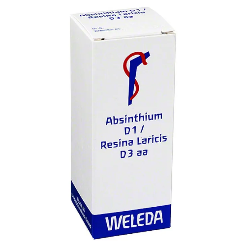 Weleda Absinthium D1 Resina Laricis D3 aa Dilution – Produktbild 1 von 2