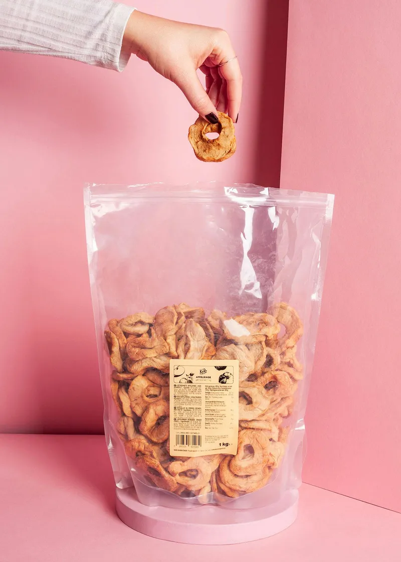 KoRo Getrocknete Apfelringe | 1 kg – Produktbild 5 von 5