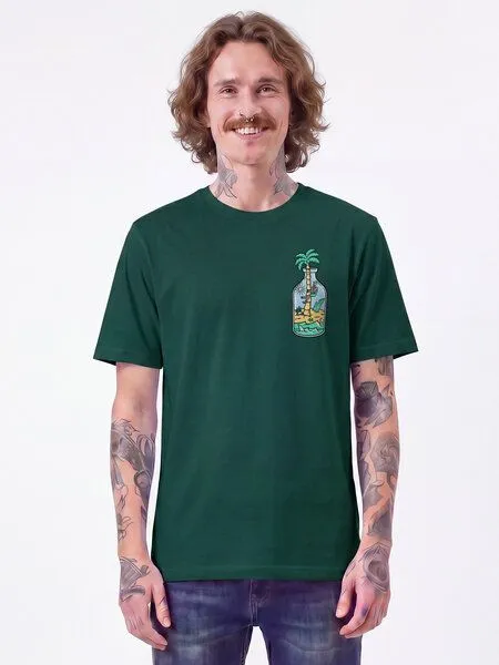 watapparel watapparel T-Shirt Unisex Holiday in a bottle, Glazed green, – Produktbild 2 von 2