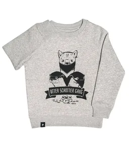 päfjes päfjes Otter Schotter Gang - Fair Wear Kinder Sweater - grau – Produktbild 1 von 1
