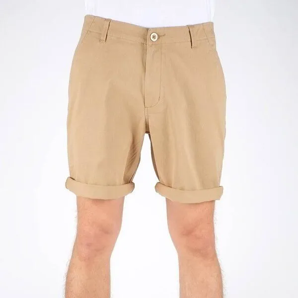 Dedicated DEDICATED Chino Shorts Nacka, Khaki (grün), – Produktbild 4 von 4